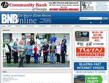 Tablet Screenshot of baxleynewsbanner.com